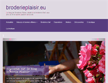 Tablet Screenshot of broderieplaisir.eu